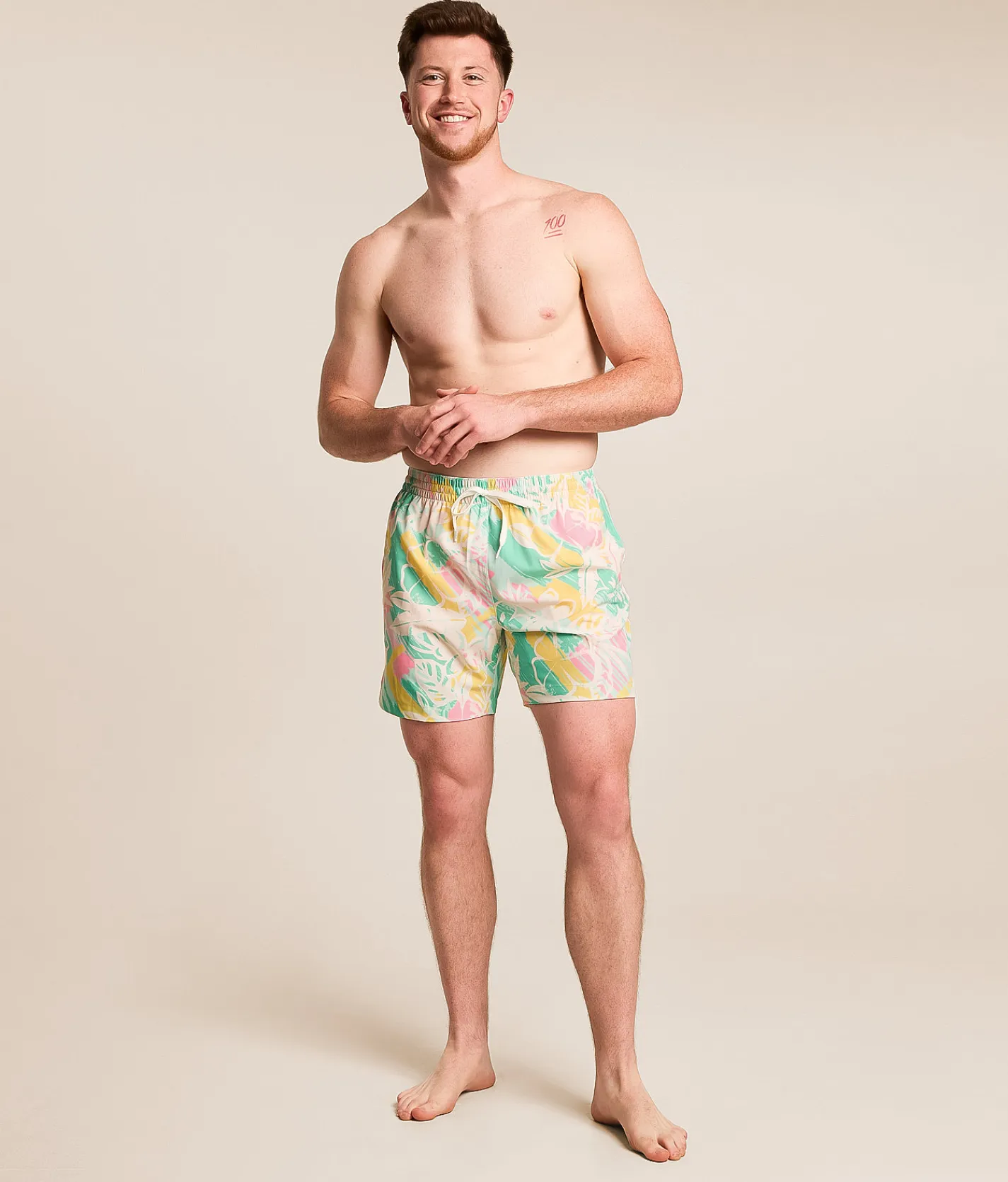 Bottoms|Swimwear | Chubbies The Baja Breezies Stretch Swim Trunks Optic White