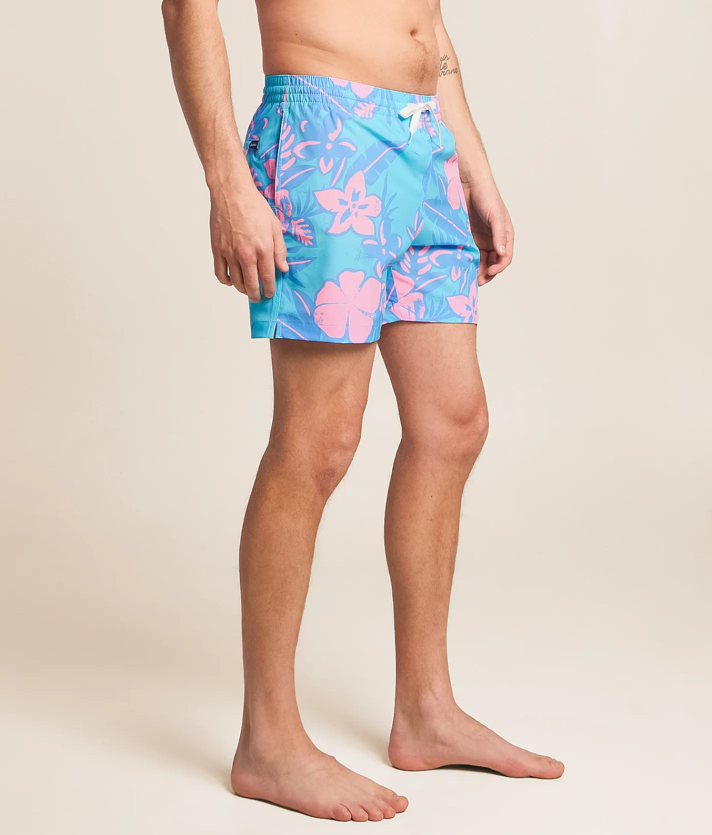 Chubbies The Baja Breezies Stretch Swim Trunks Turquoise Aqua