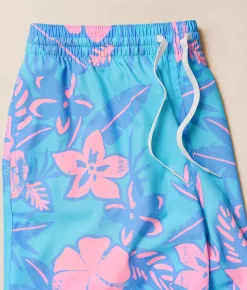 Chubbies The Baja Breezies Stretch Swim Trunks Turquoise Aqua