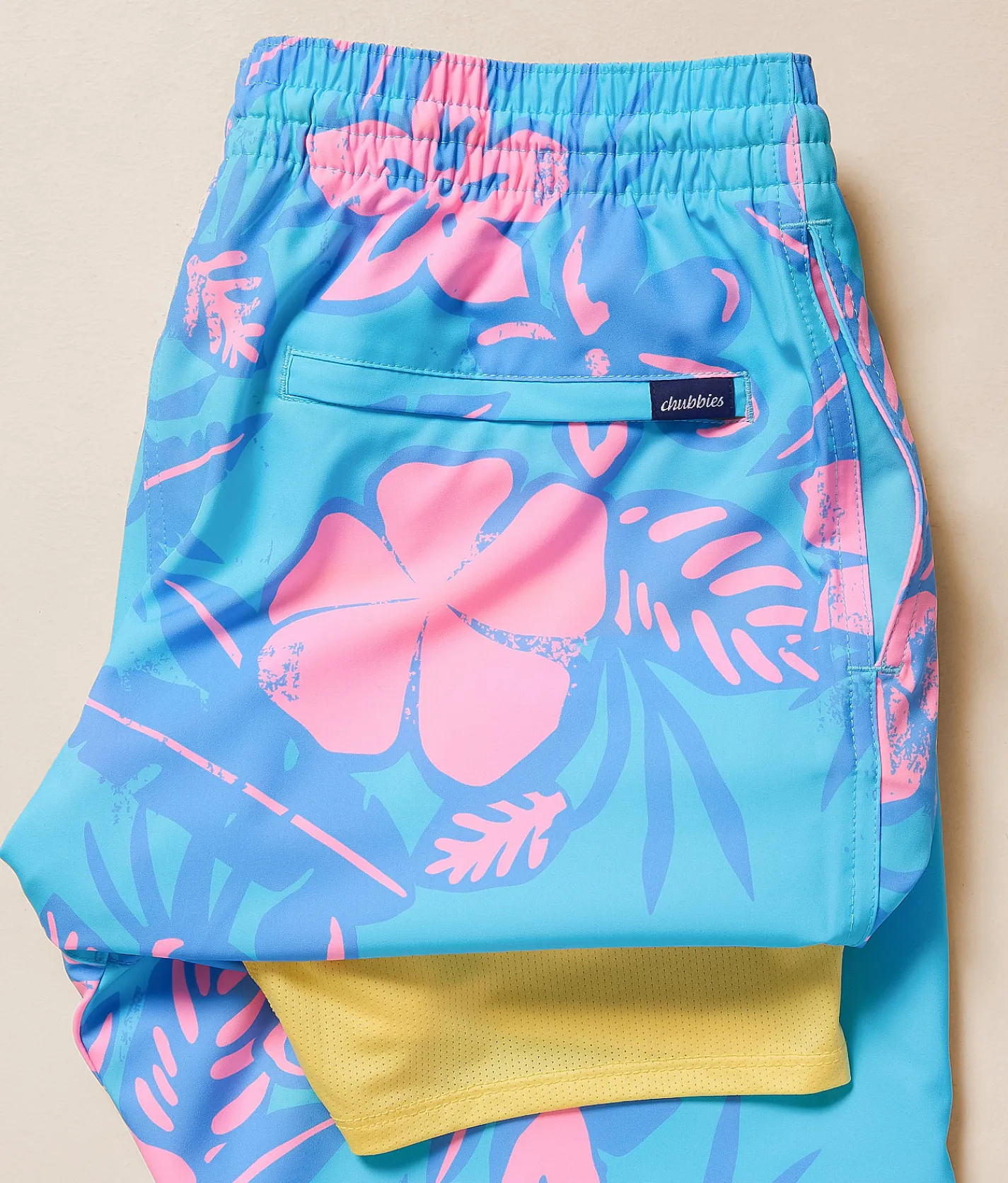 Chubbies The Baja Breezies Stretch Swim Trunks Turquoise Aqua