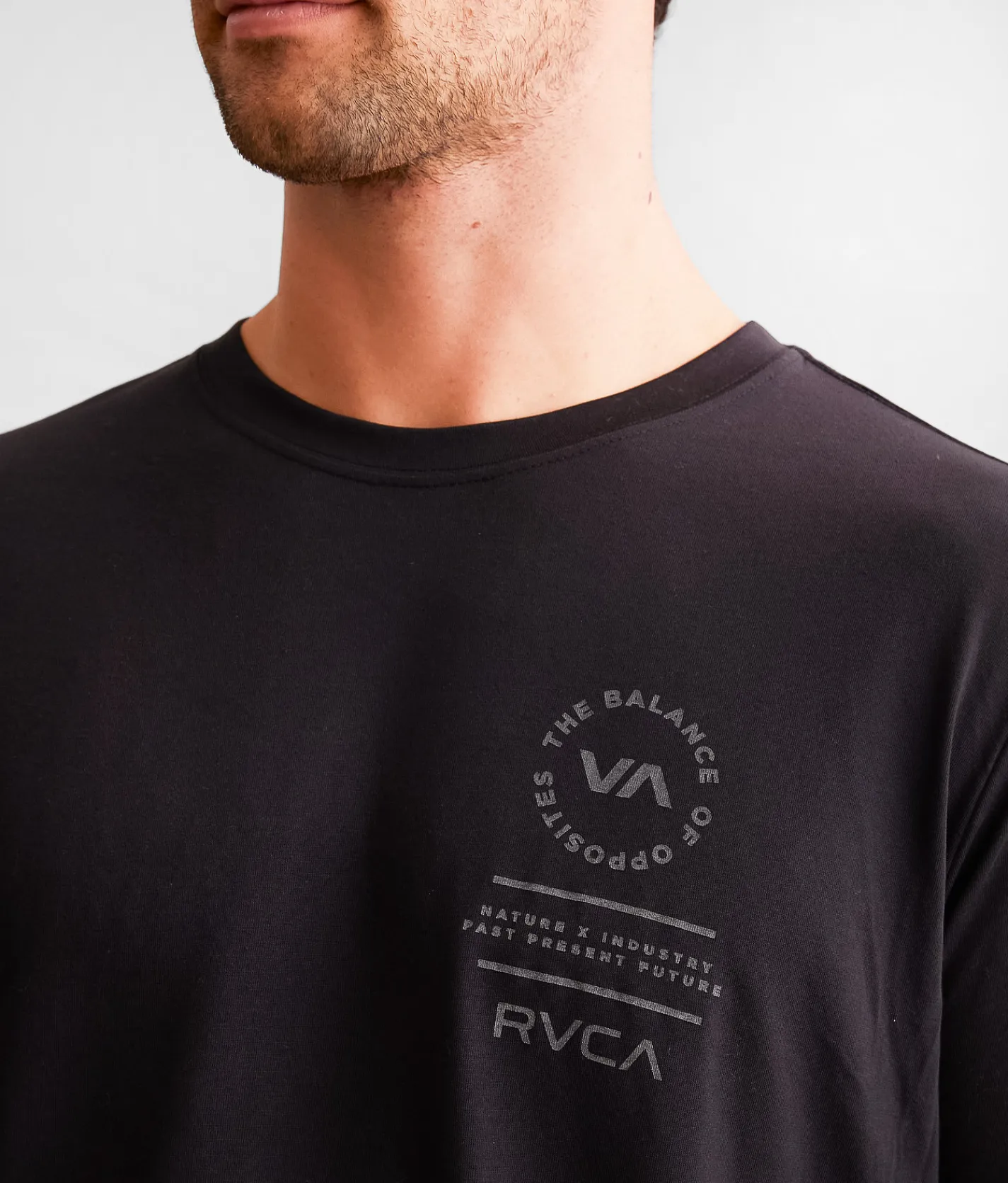 RVCA The Balance Sport T-Shirt Black Sport Hot