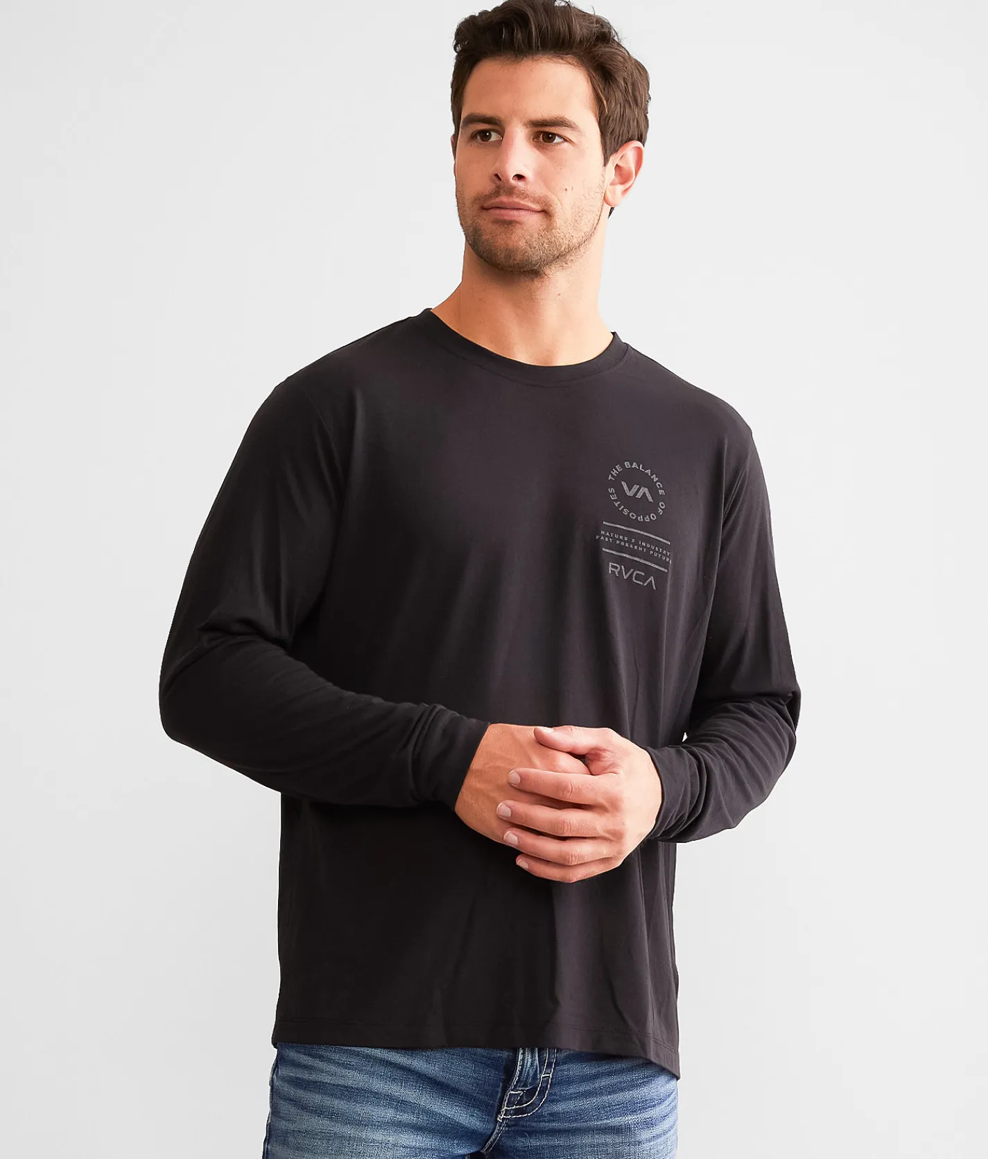 RVCA The Balance Sport T-Shirt Black Sport Hot