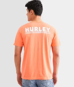 Graphic T-Shirts | Hurley The Bar T-Shirt Living Coral