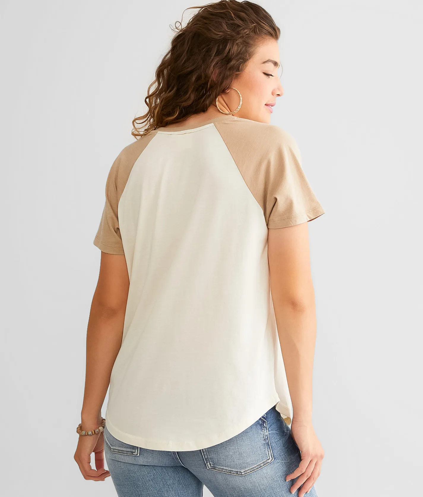 Tops | White Crow The Baseball T-Shirt Sandshell