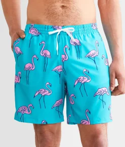 Chubbies The Beach Retreat Stretch Swim Trunks Turquoise Aqua Discount