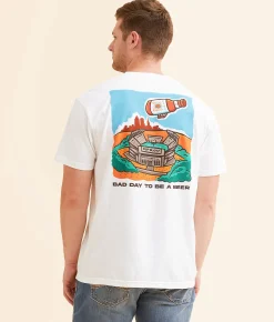 Old Row The Beer Blimp T-Shirt White Hot