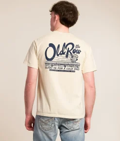 Tops|Graphic T-Shirts | Old Row The Beer Slide T-Shirt Ivory