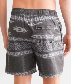 Hooey The Bigwake Stretch Swim Trunks Charcoal Aztec Online
