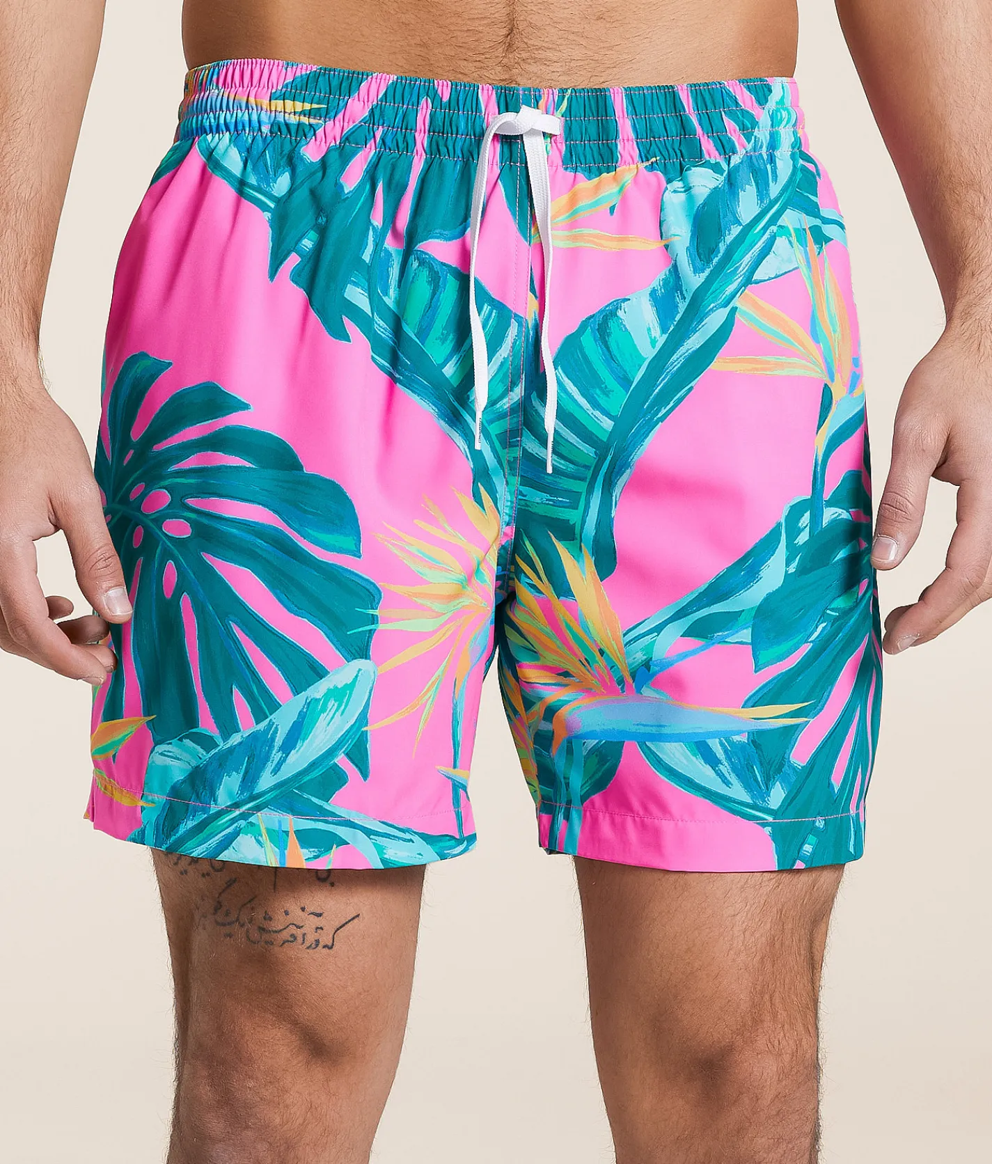 Chubbies The Birds Of Paradise Stretch Swim Trunks Pink Online