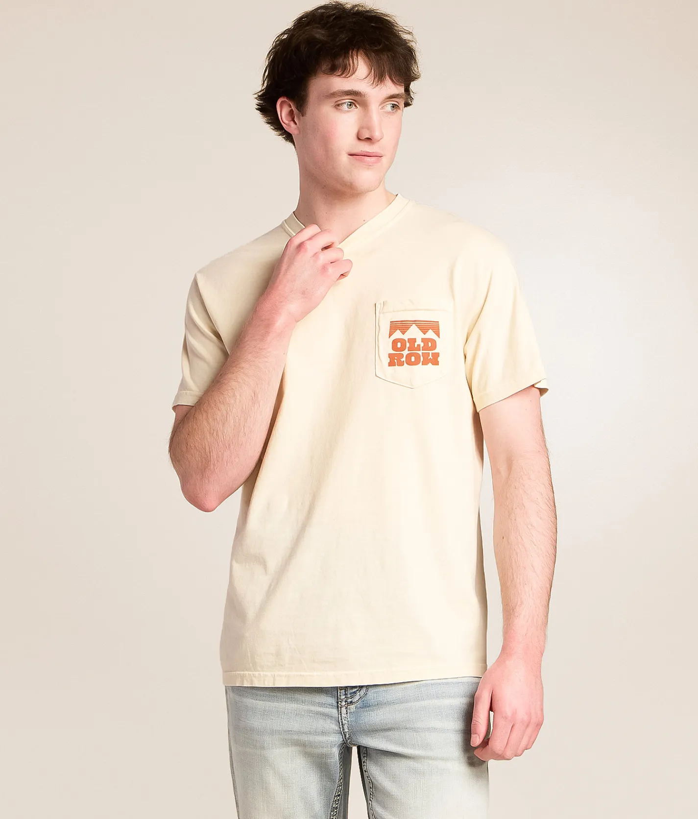Old Row The Bucking Armadillo T-Shirt Ivory Hot
