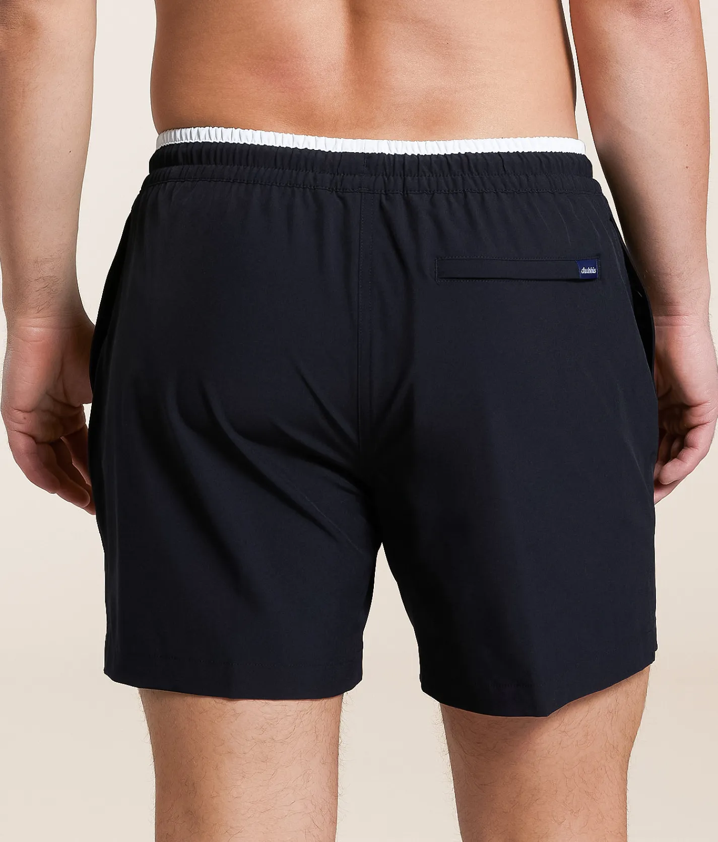 Bottoms|Swimwear | Chubbies The Capes Stretch Swim Trunks Black