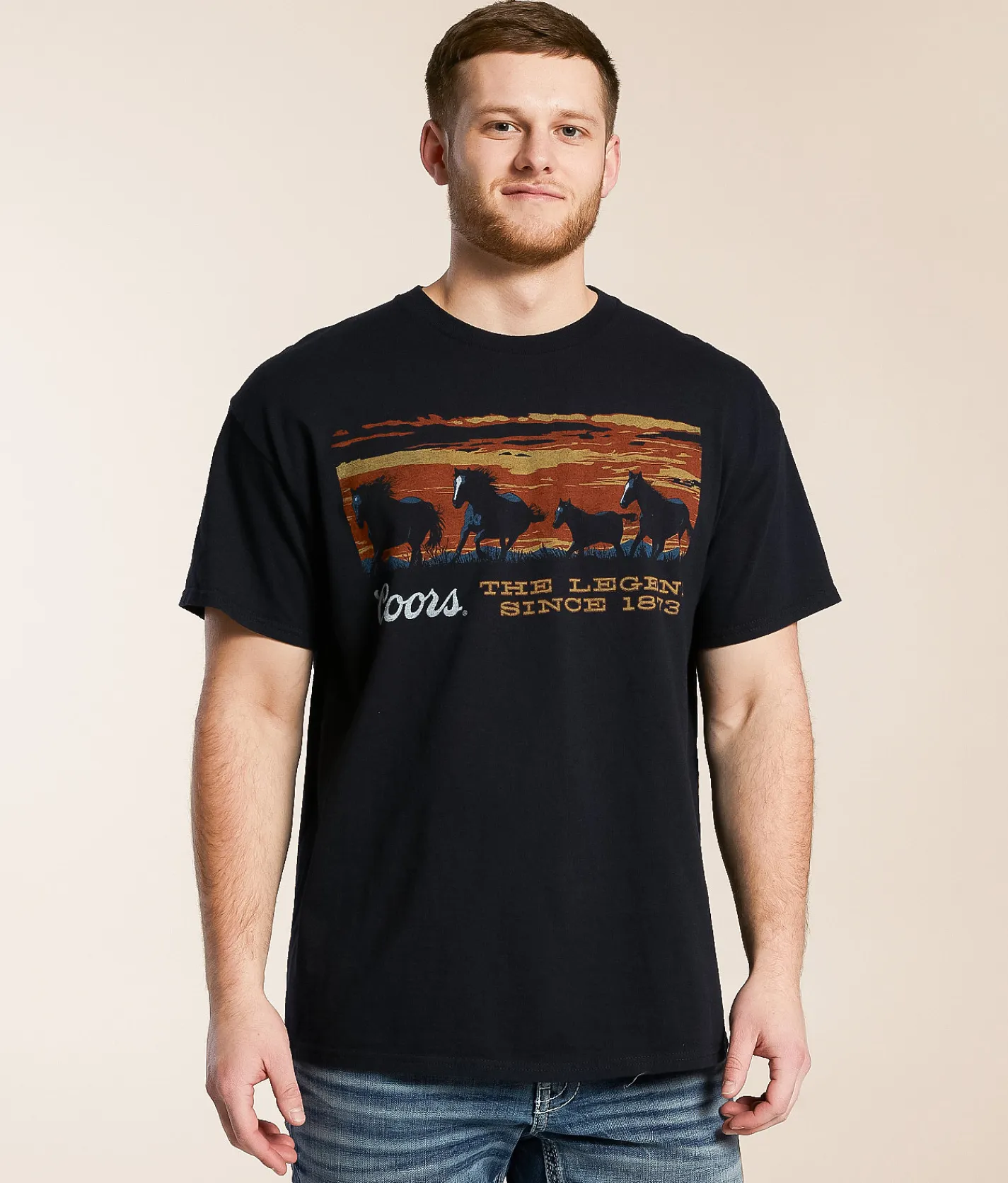 Junkfood The Coors Legend 1873 T-Shirt Black Outlet