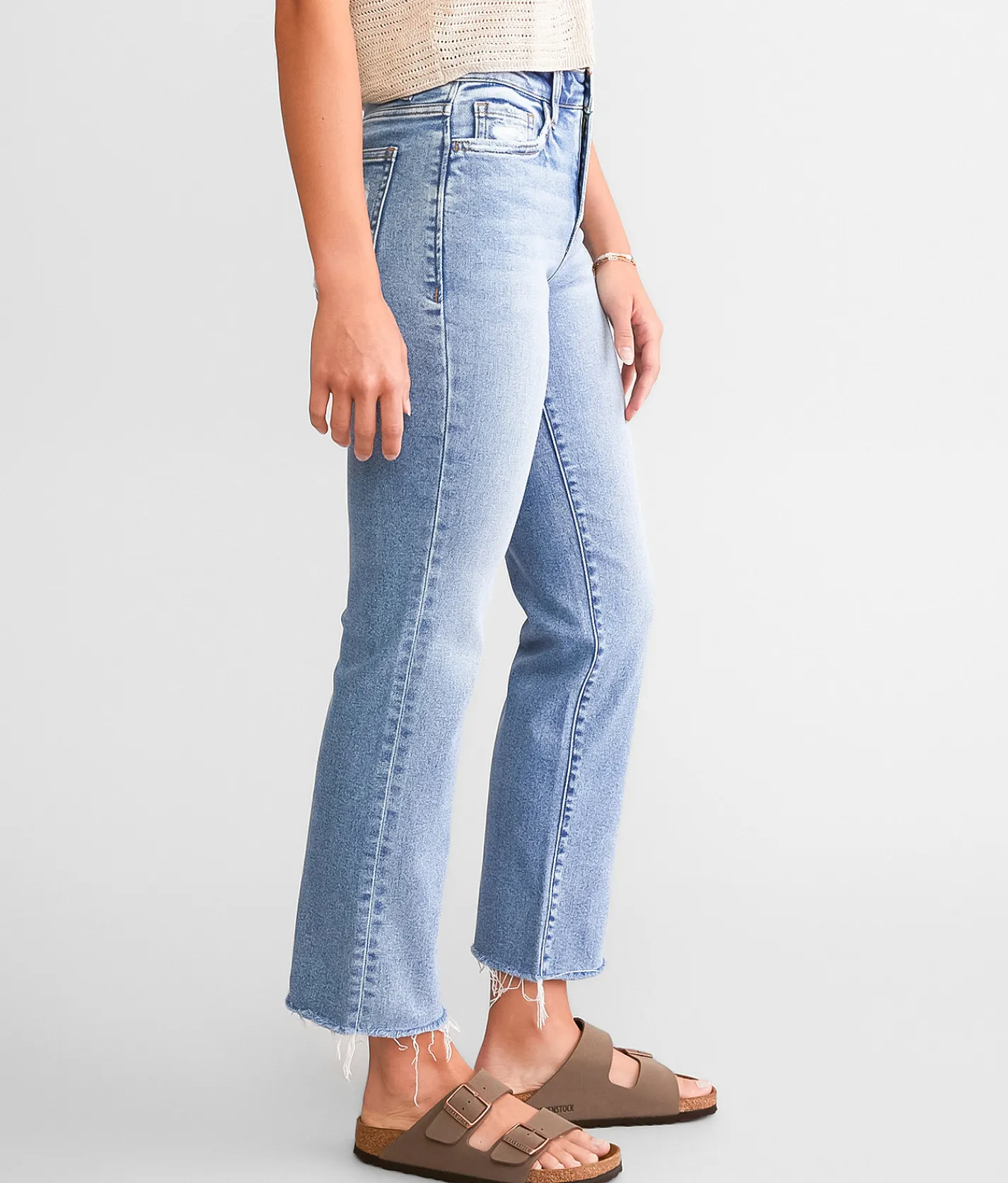 Willow & Root The Cropped Everyday Jean Yellow Bell Best