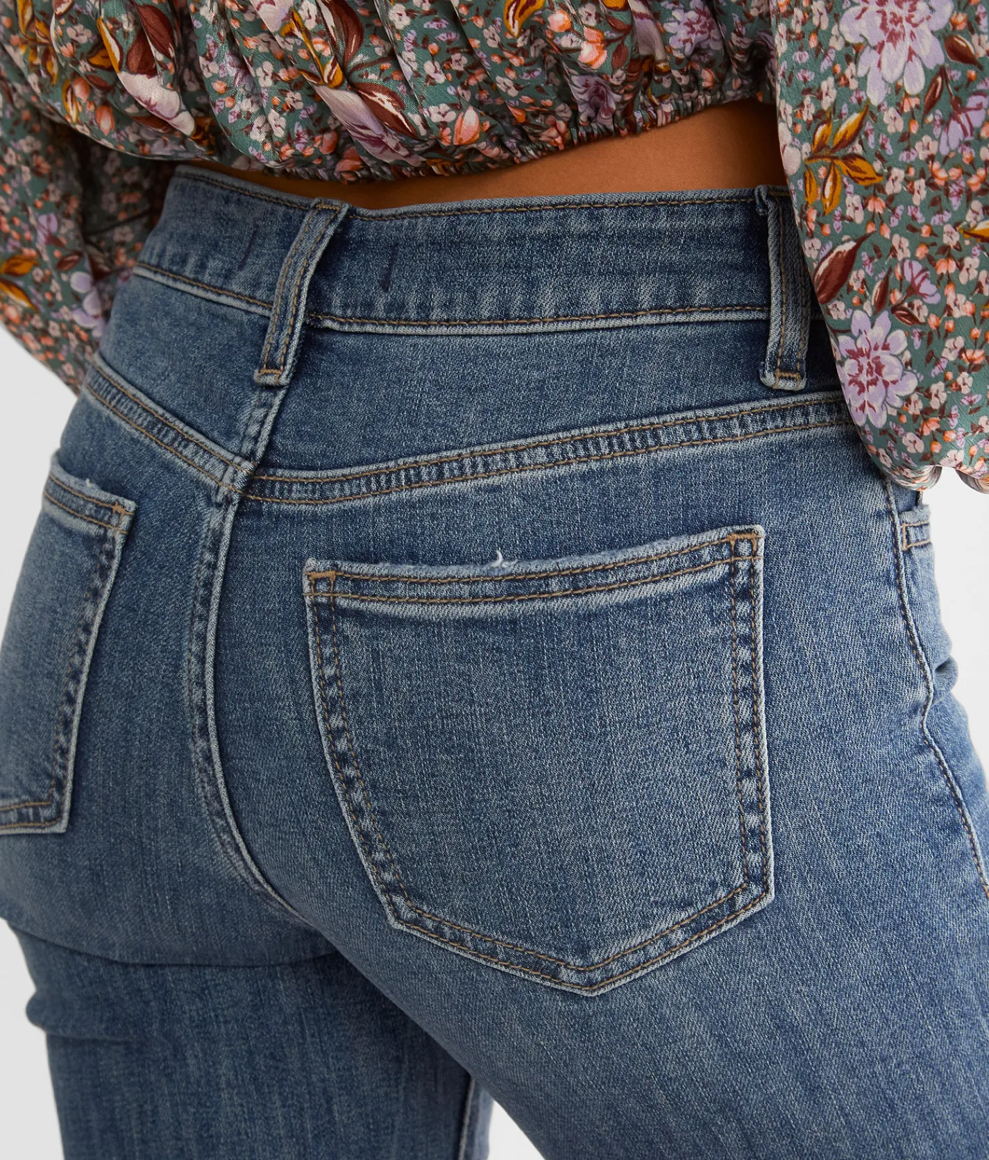 Jeans|Bottoms | Willow & Root The Cropped Everyday Stretch Jean Foxglove