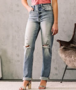 Jeans|Bottoms | Willow & Root The Dad Stretch Jean Recedar