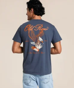 Tops|Graphic T-Shirts | Old Row The Eagle Beer T-Shirt Midnight