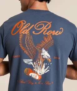 Tops|Graphic T-Shirts | Old Row The Eagle Beer T-Shirt Midnight