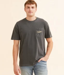 Graphic T-Shirts | Old Row The Eagle Crest T-Shirt Pepper