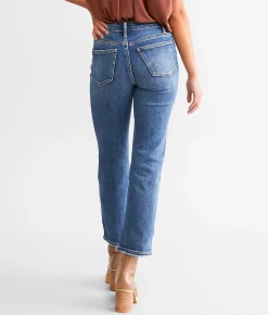 Willow & Root The Everyday Cropped Straight Stretch Jean Calantha Clearance