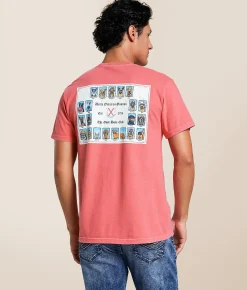 Old Row The GBC Composite T-Shirt Watermelon Clearance