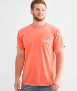 Old Row The Good Boys Club Deep Sea T-Shirt Bright Salmon