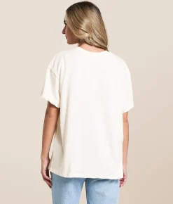 Modish Rebel The Great Valley T-Shirt Cream