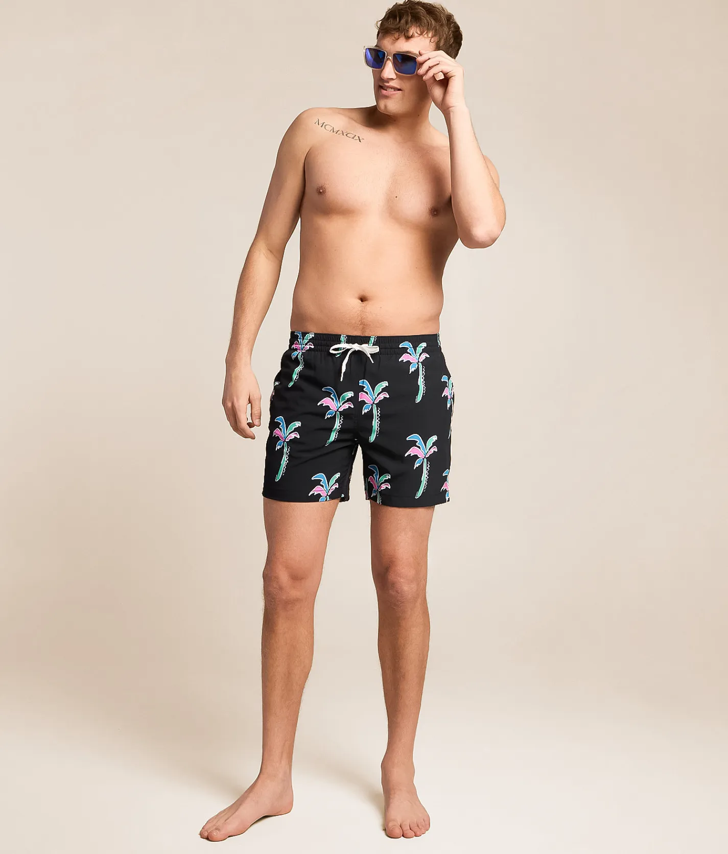 Chubbies The Havana Nights Stretch Swim Trunks Black Discount