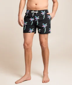 Chubbies The Havana Nights Stretch Swim Trunks Black Discount