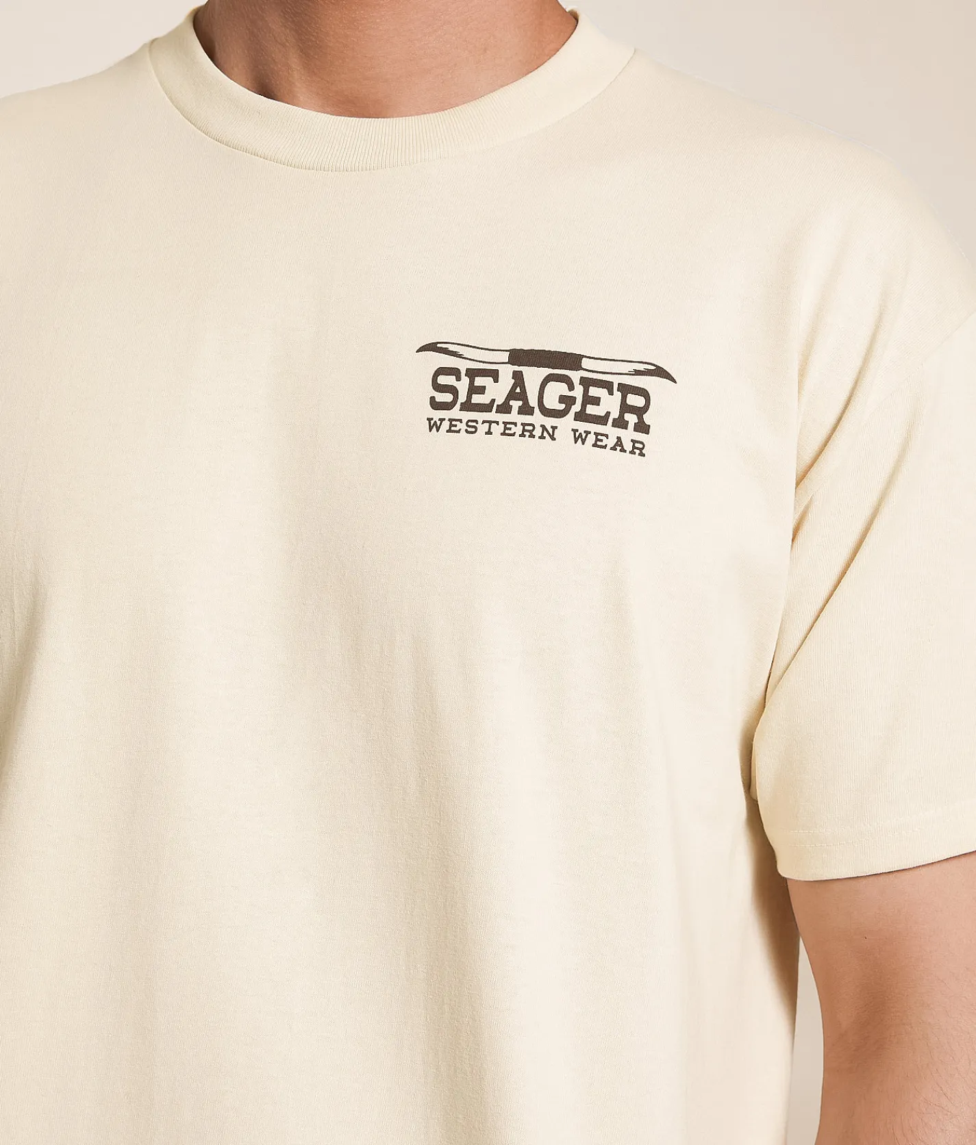 Seager The Herd T-Shirt Vintage White Best