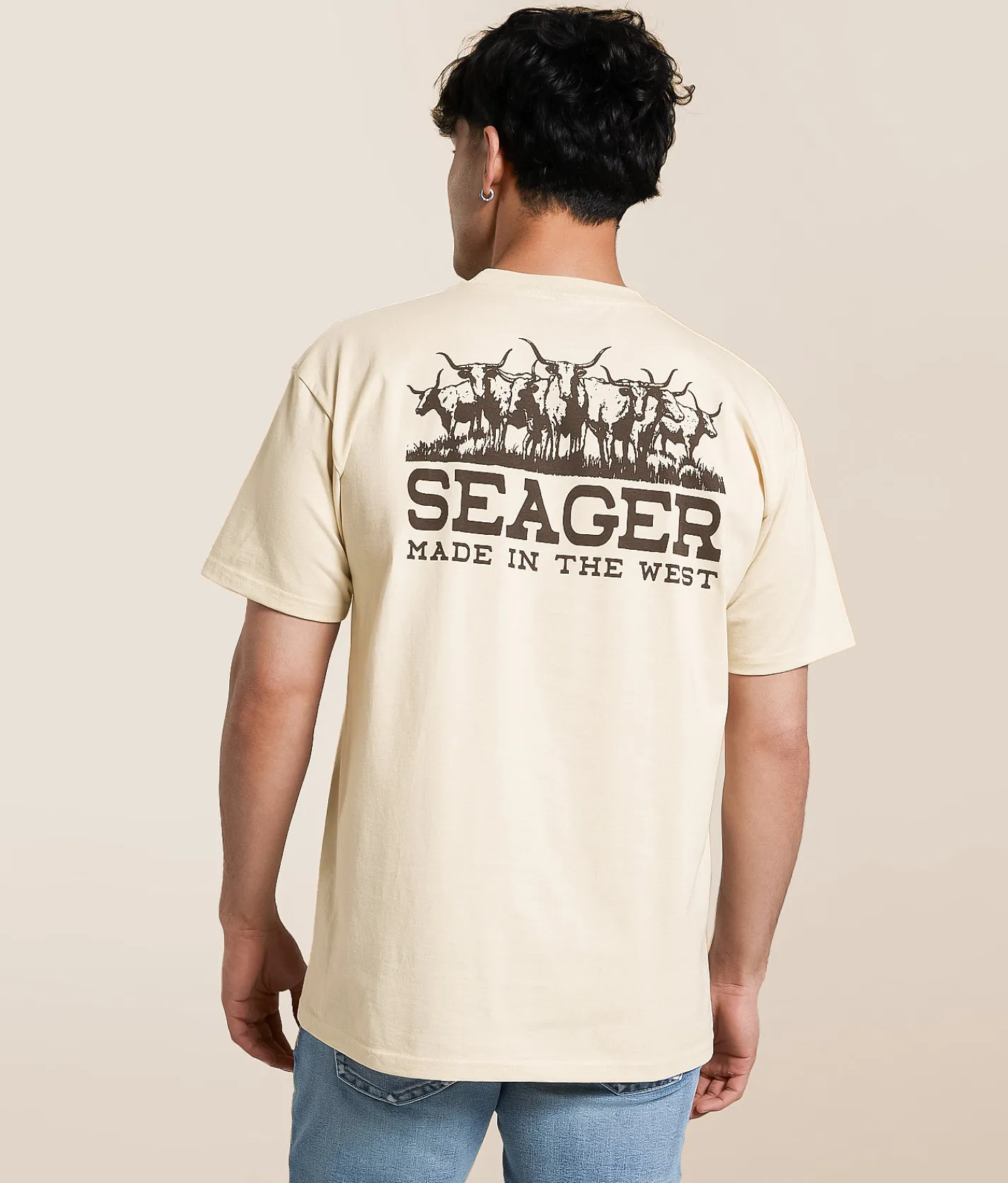 Seager The Herd T-Shirt Vintage White Best