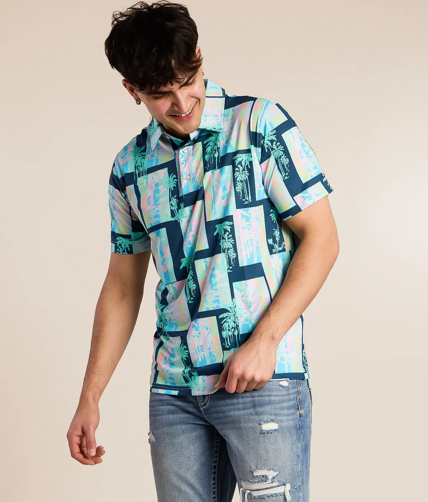 Chubbies The Hip To Be Square Performance Polo Navy Hot
