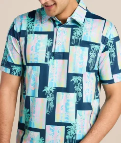 Chubbies The Hip To Be Square Performance Polo Navy Hot