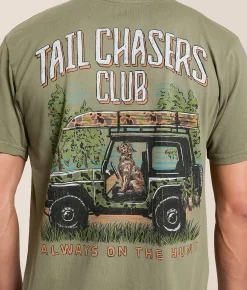 Tail Chasers Club The Hunt T-Shirt Fallen Rock Clearance