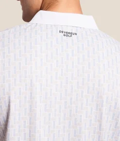 Tops | Devereux Golf The Ladders Performance Polo Marine Grey