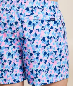 Chubbies The Magic Eyes Stretch Swim Trunks Turquoise Aqua New