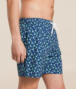 Chubbies The Margarita Mondays Swim Trunks Navy Hot