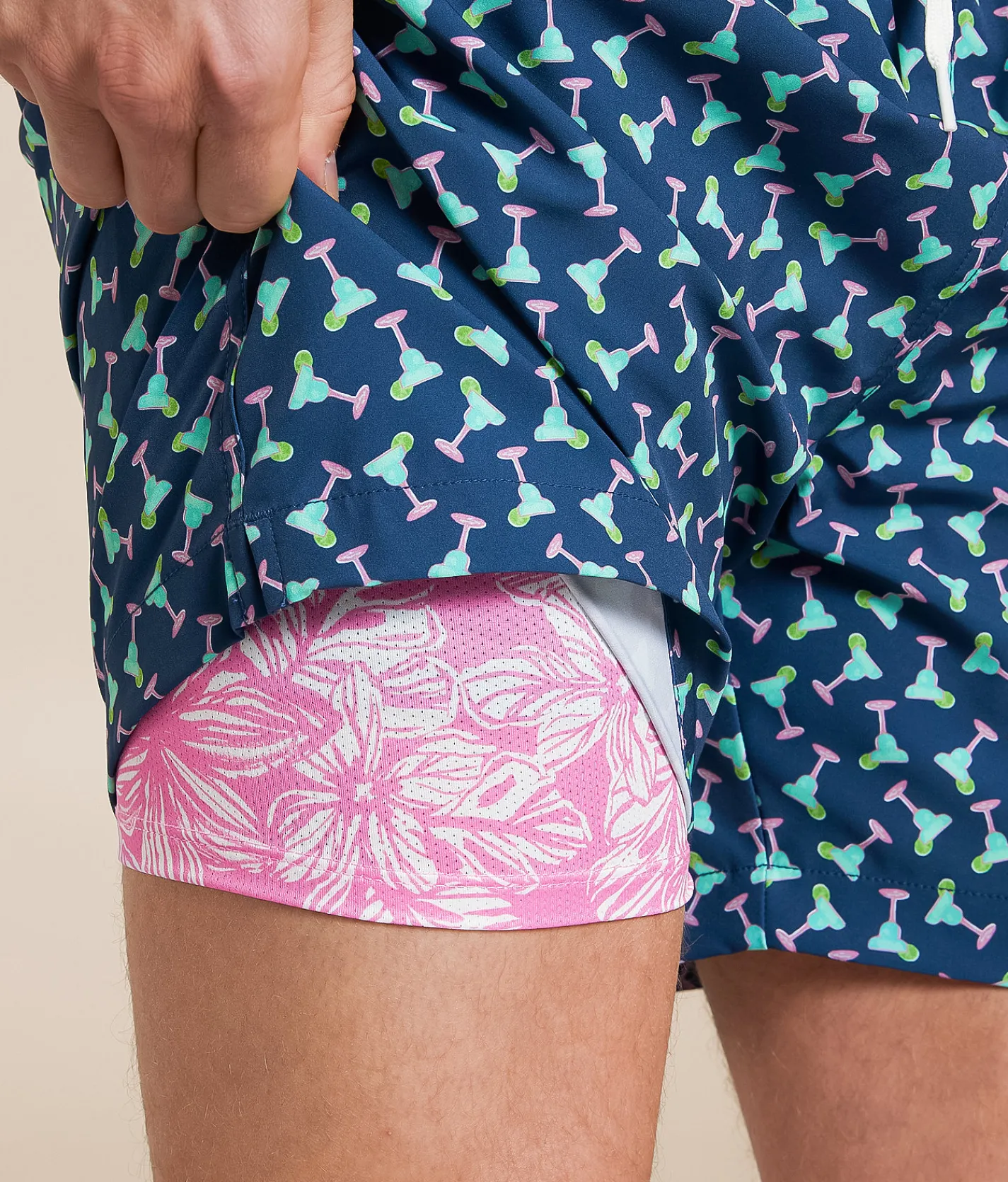 Chubbies The Margarita Mondays Swim Trunks Navy Hot