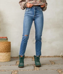 Jeans|Bottoms | Willow & Root The Mom Jean Saffron