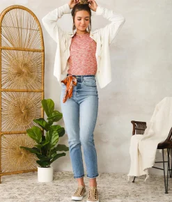 Willow & Root The Mom Jean Iris