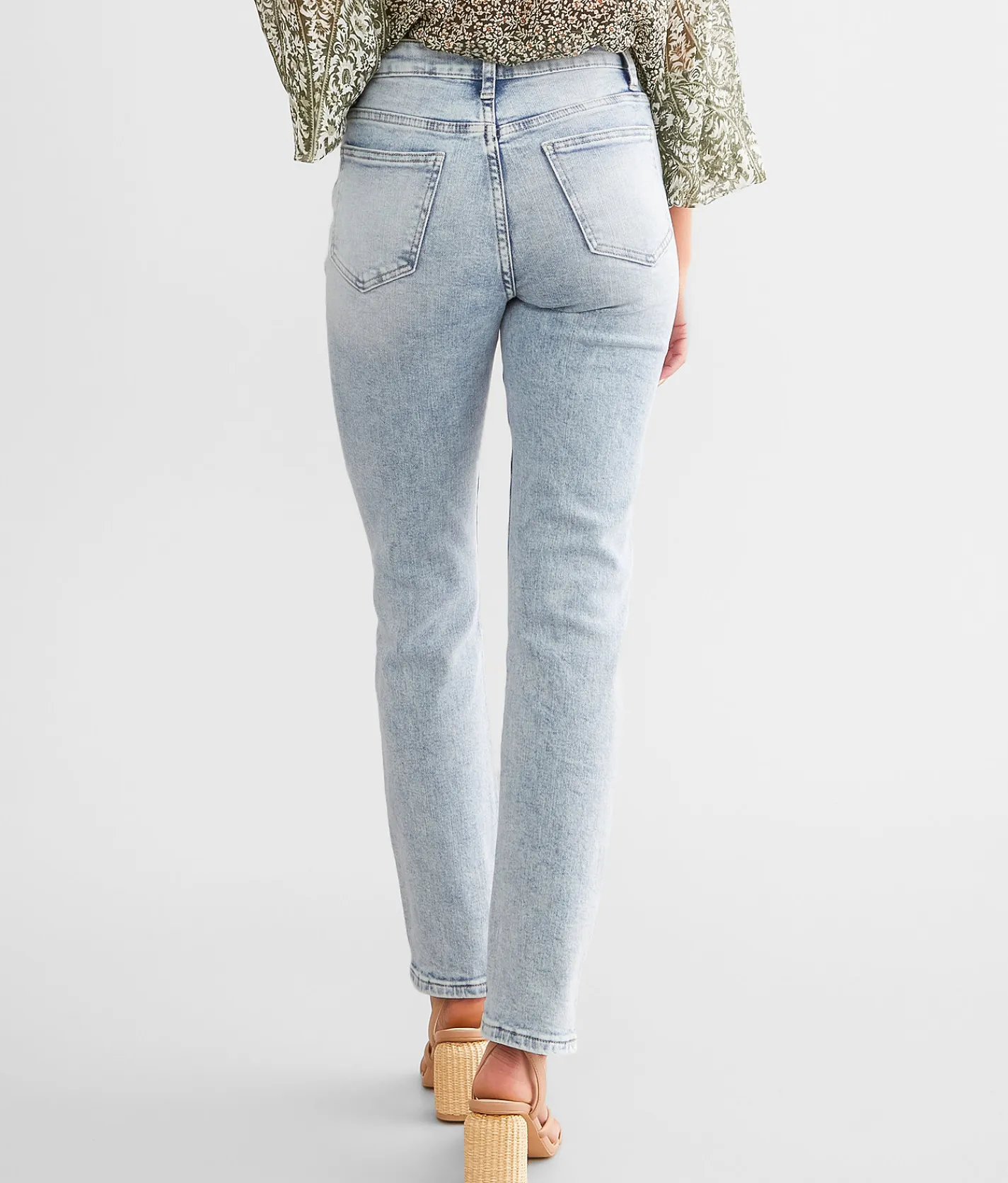 Willow & Root The Mom Jean Carnation New