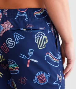 Chubbies The Patriotic Lights Stretch Swim Trunks Open Mescellaneous Online