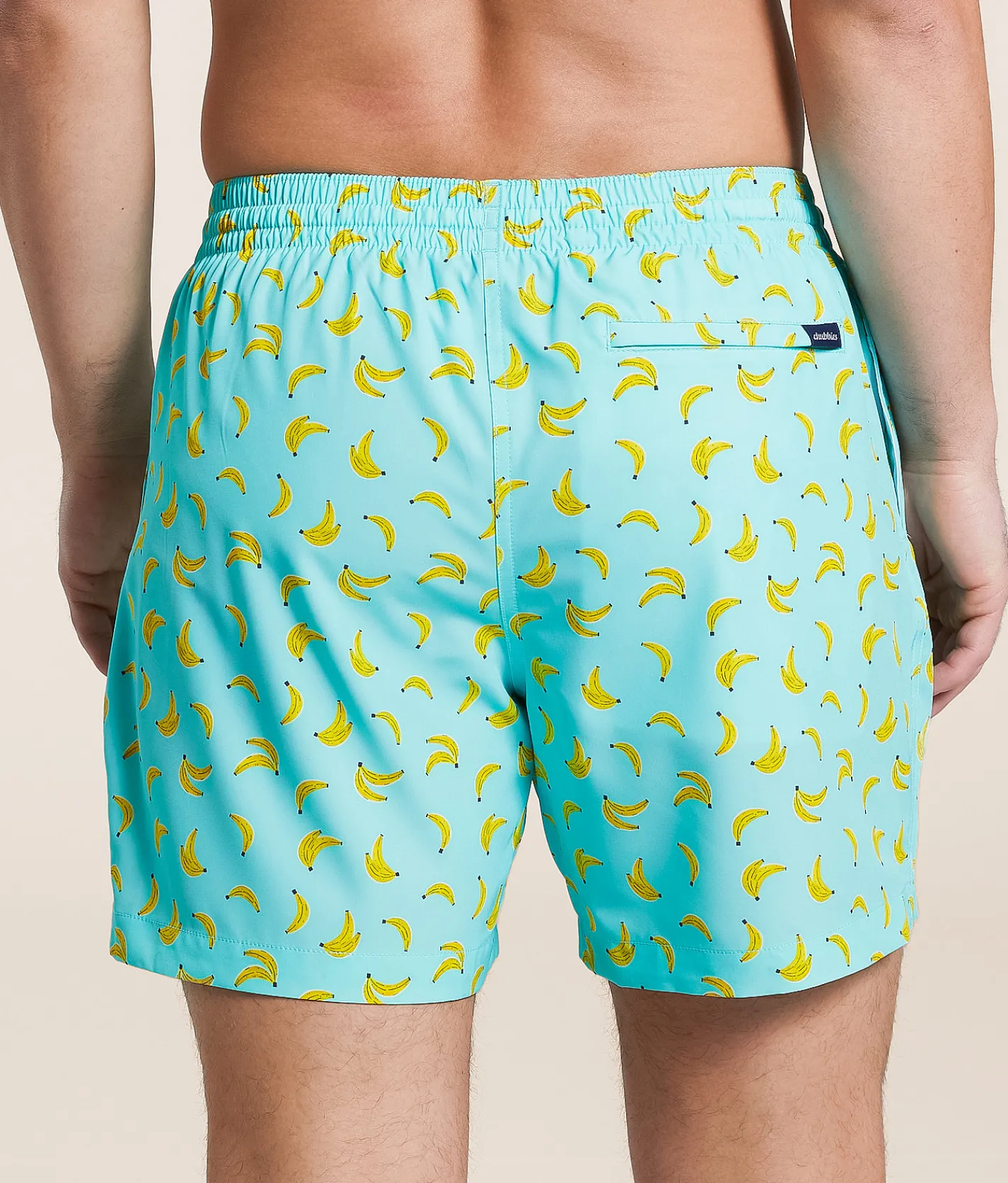Chubbies The Peelio Dealios Stretch Swim Trunks Mint Pattern Based New