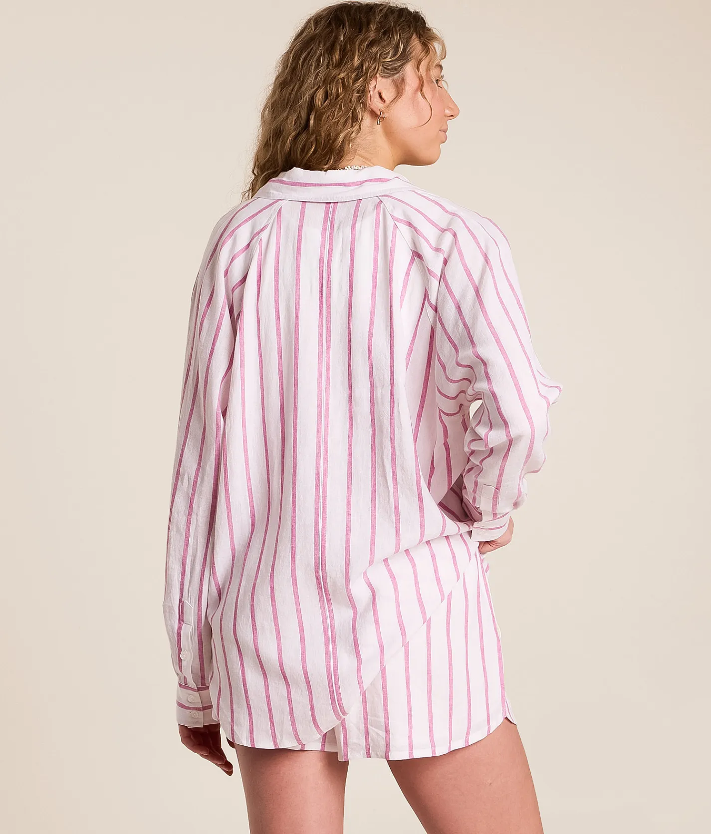 Z Supply The Perfect Line Blouse Spanish Rose Best