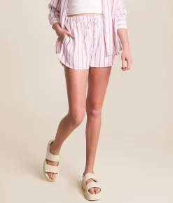 Z Supply The Perfect Line Boxer Short Spanish Rose Outlet