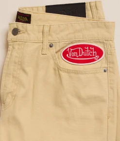 Sale Jeans|Bottoms | Von Dutch The Reapers Baggy Jean Pale Khaki