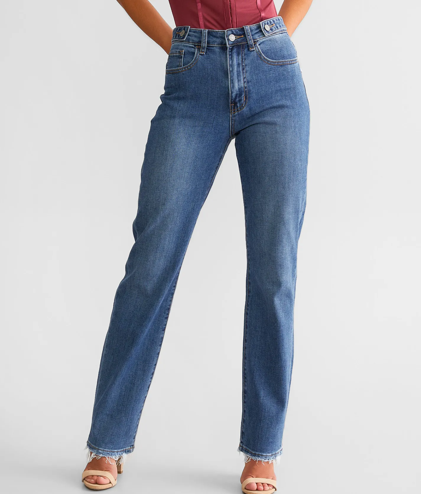 Willow & Root The Relaxed Straight Stretch Jean Genista Best