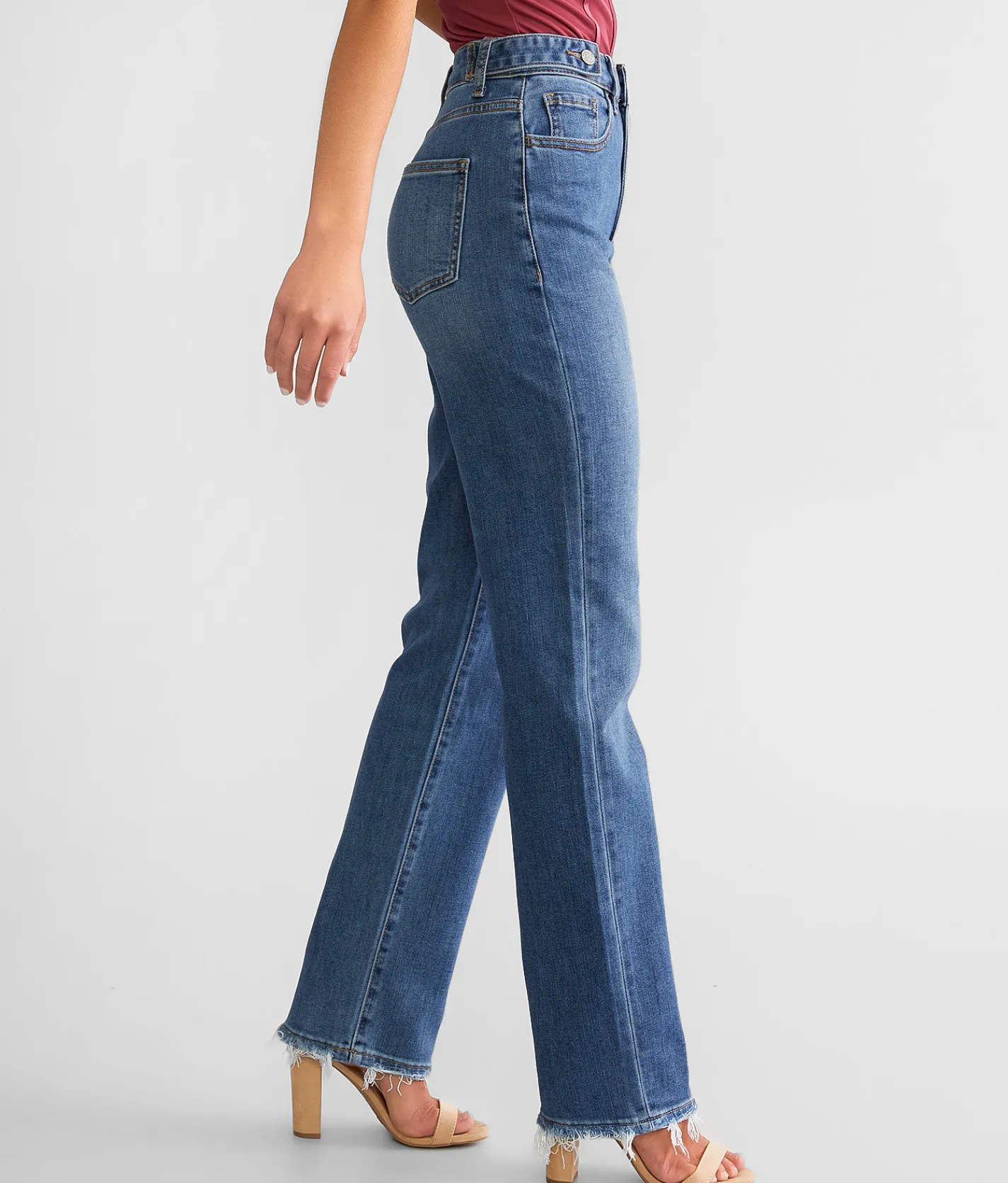 Willow & Root The Relaxed Straight Stretch Jean Genista Best