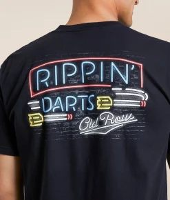 Old Row The Rippin' Darts T-Shirt Black Sale