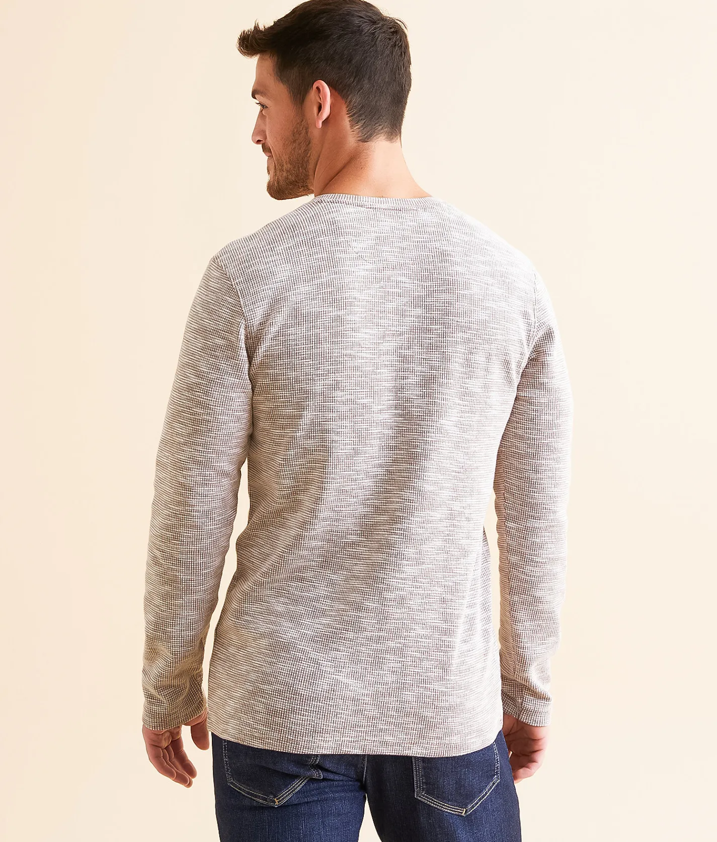 Outpost Makers Thermal Henley Brown Out New