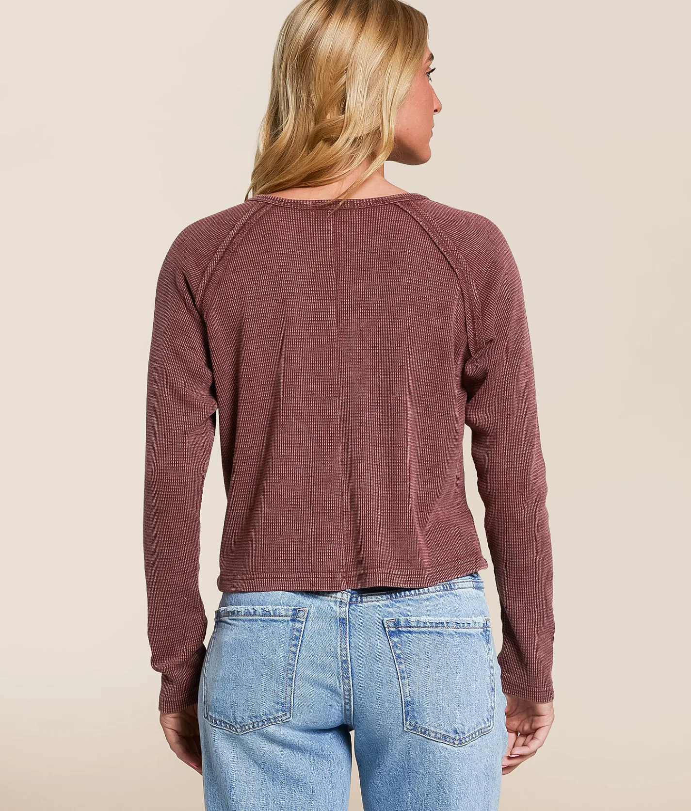 Tops | FITZ + EDDI Thermal Henley Sable